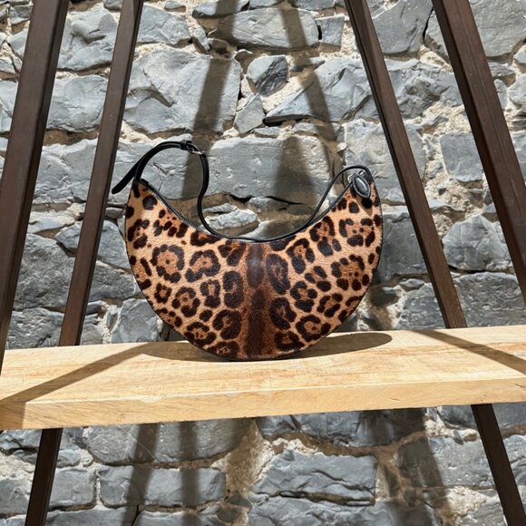 Alaïa Le Demi Leopard Print Calf Hair Bag - Picture 1 of 14